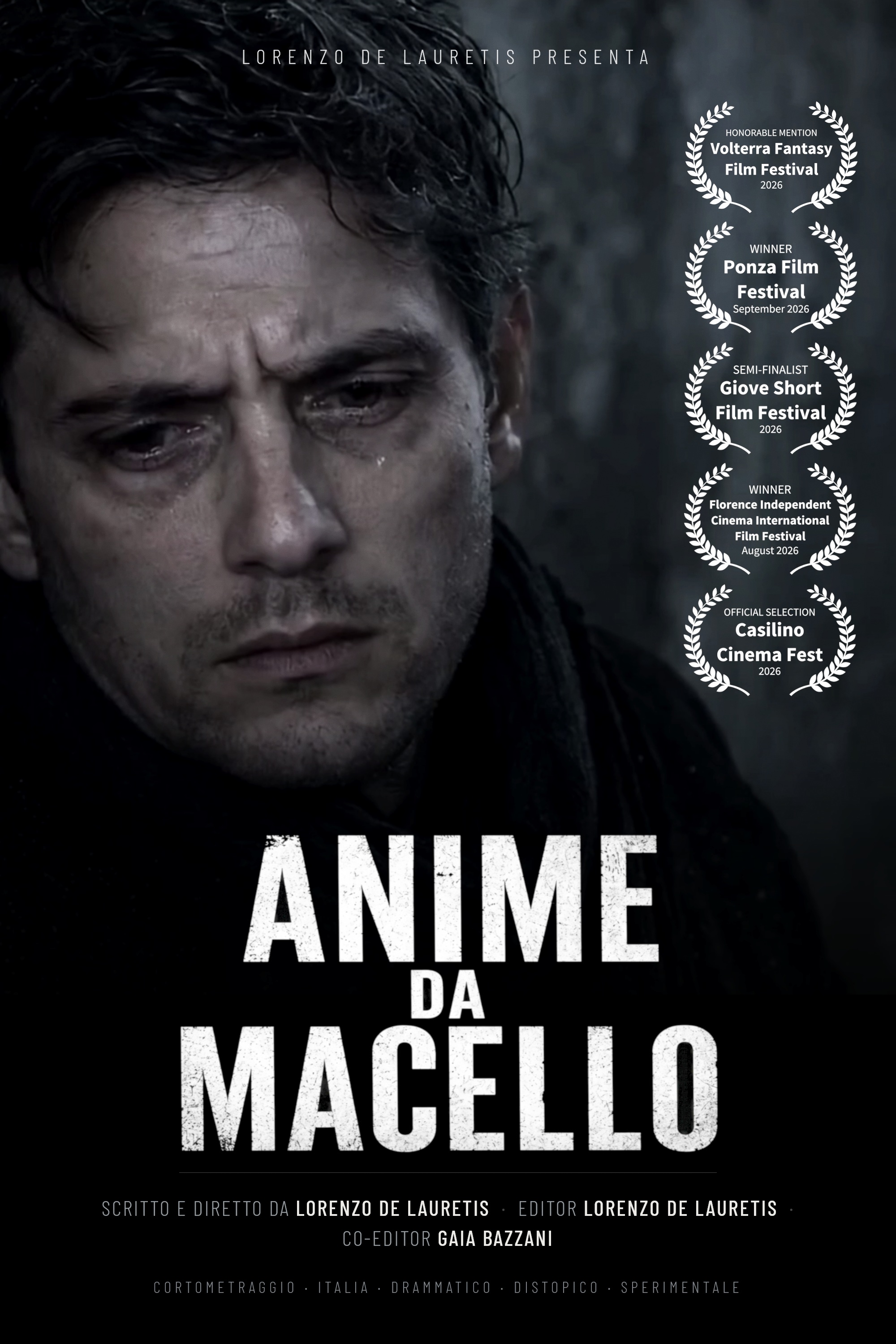 Locandina ufficiale del cortometraggio Anime da Macello