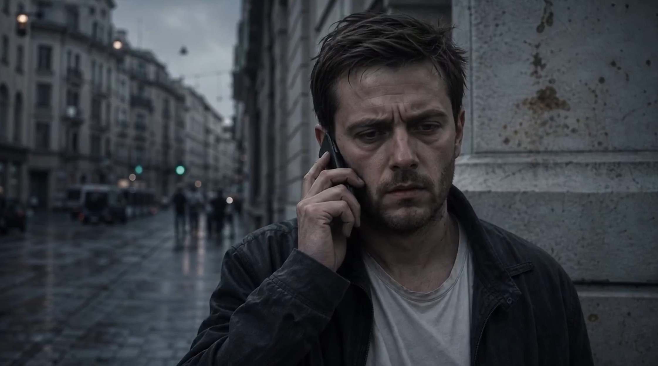Gabriele in una scena del film Anime da Macello