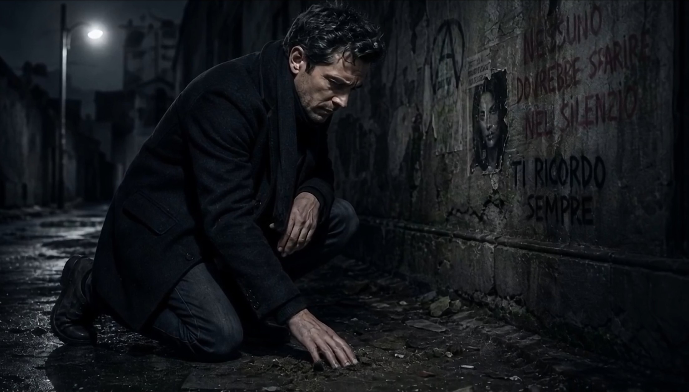 Gabriele in un'altra ambientazione del film Anime da Macello